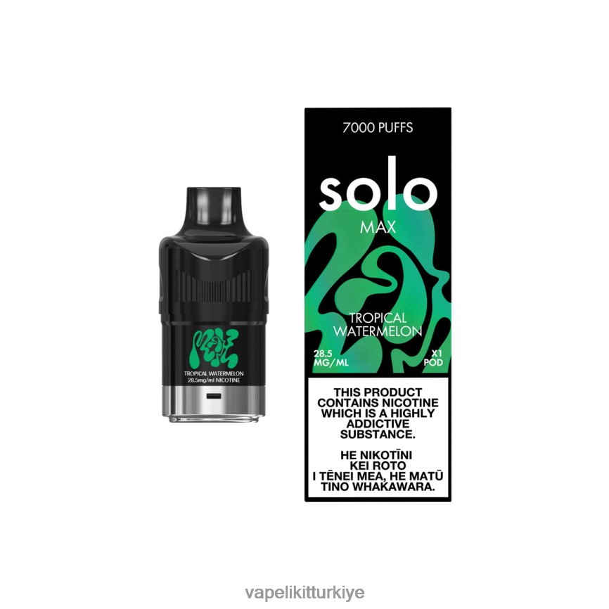 Vape Elektronik Sigara - Solo MAX kapsül tropikal karpuz 66LL6D82