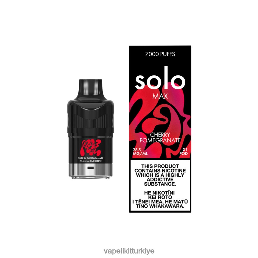 Vape Likit - Solo MAX kapsül kiraz nar 66LL6D83