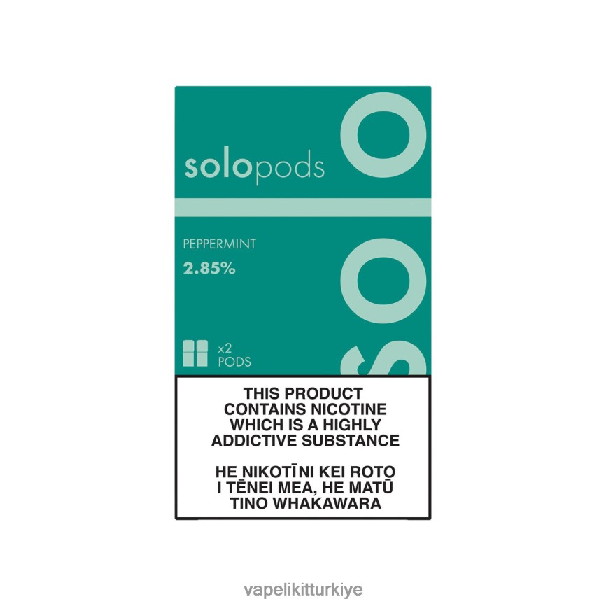 Vape Likit - Solo yedek bölme 2'li paket nane 66LL6D63