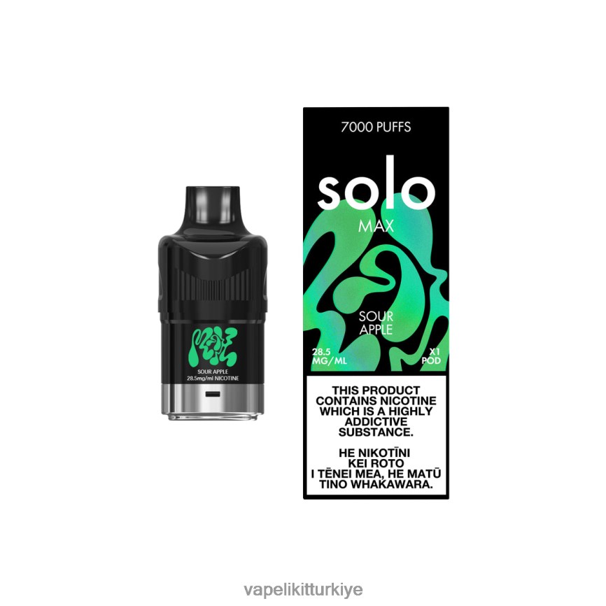Vape Mate - Solo MAX kapsül ekşi elma 66LL6D80