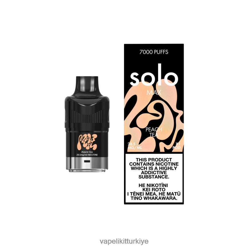 Vape Pen - Solo MAX kapsül şeftali çayı 66LL6D79