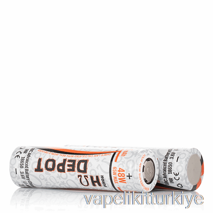 Vape Likit Hohm Depo 18650 3005mah 16.8a Pil Iki Pil Paketi