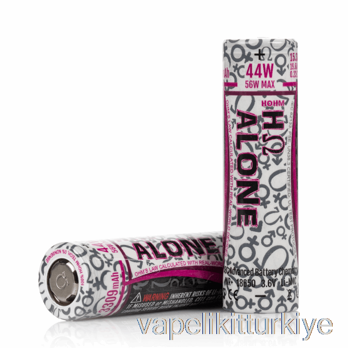Vape Likit Hohm Tech Yalnız 18650 3309mah 15.3a Pil Iki Pil Paketi