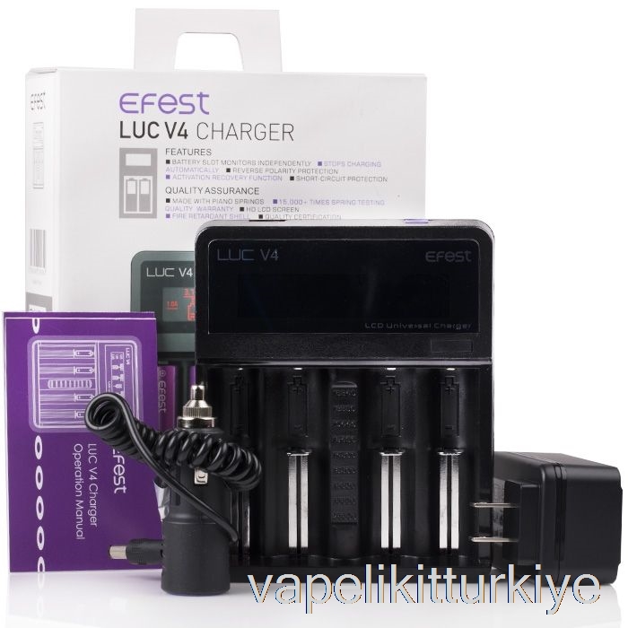 Elektronik Sigara Kalemi Vape Mate Efest Luc V4 Lcd şarj Cihazı