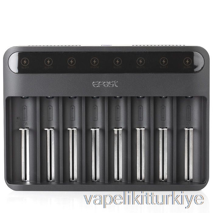 Elektronik Sigara Kalemi Vape Mate Efest Lush Q8 8 Bay Akıllı Pil şarj Cihazı