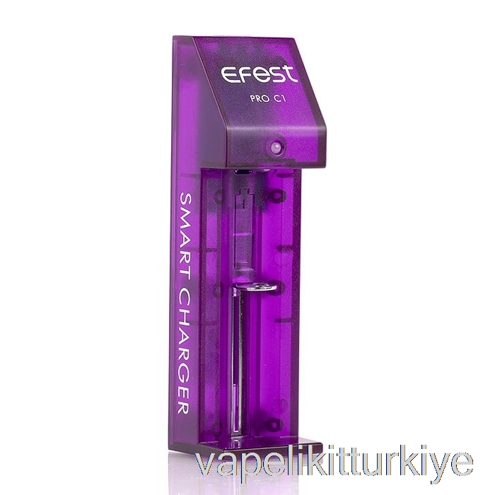 Vape Türkiye Efest Pro C1 1 Yuvalı Akıllı Pil şarj Cihazı