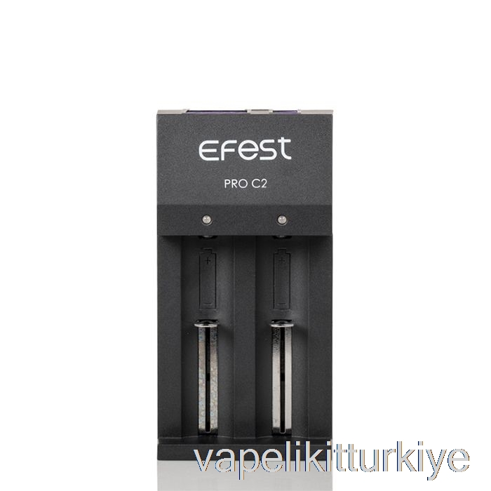Vape Türkiye Efest Pro C2 2 Yuvalı Akıllı Pil şarj Cihazı