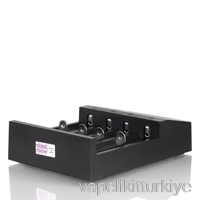Vape Elektronik Sigara Efest Pro C4 4 Yuvalı Akıllı Pil şarj Cihazı