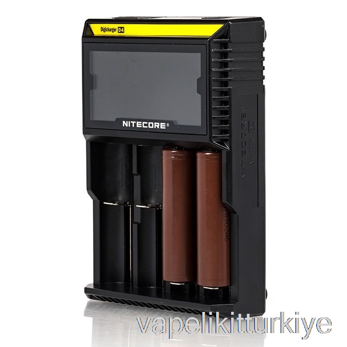 Vape Likit Nitecore D4 Pil şarj Cihazı (4 Bölmeli)