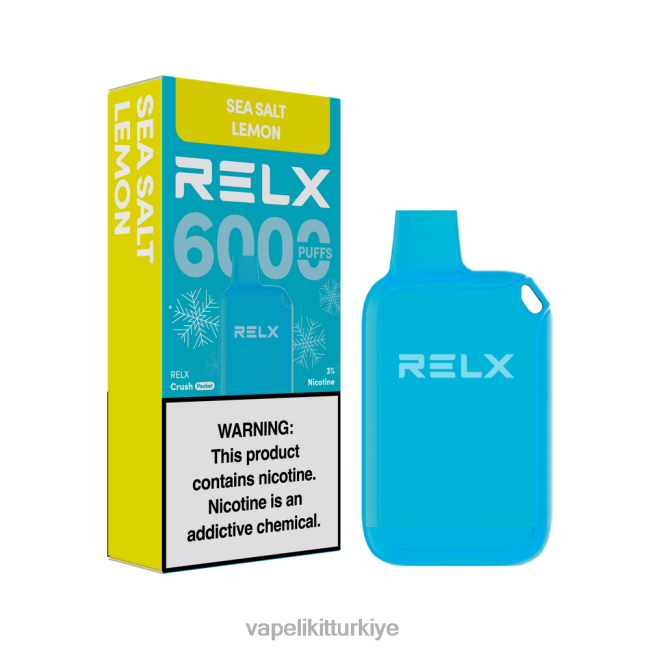 Vape Türkiye - RELX Crush Pocket 6000 buzlu deniz tuzu limon 8026R11