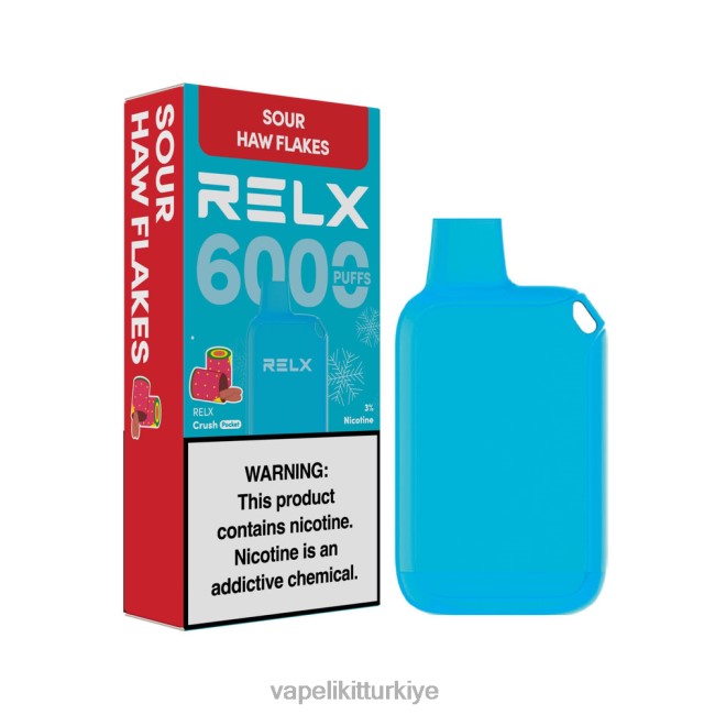 Vape Türkiye - RELX Crush Pocket 6000 buzlu ekşi hav gevreği 8026R16