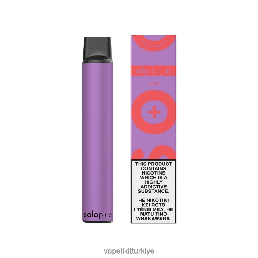 Vape Mate - Solo Plus tek kullanımlık elektronik sigara ekşi 66LL6D25