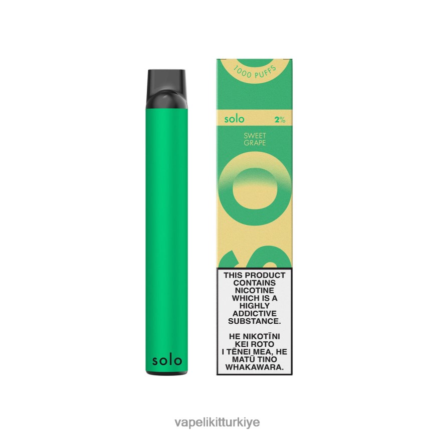 Vape Mate - Solo tek kullanımlık vape cenneti koleksiyonu tatlı üzüm 66LL6D20