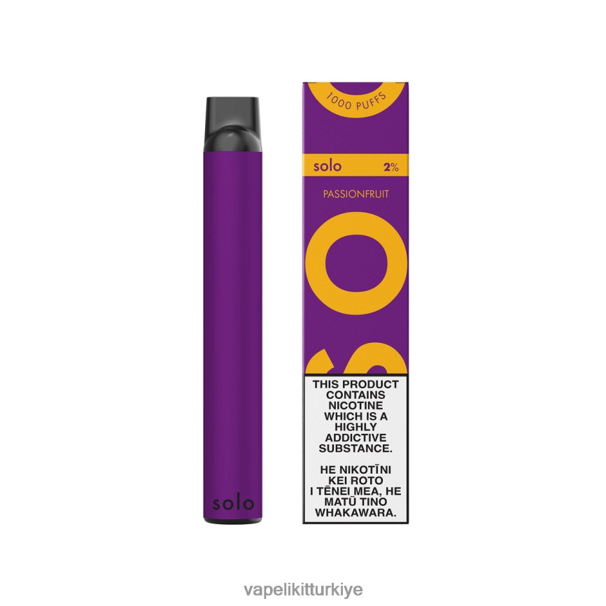 Vape Pen - Solo tek kullanımlık elektronik sigara çarkıfelek meyvesi 66LL6D14
