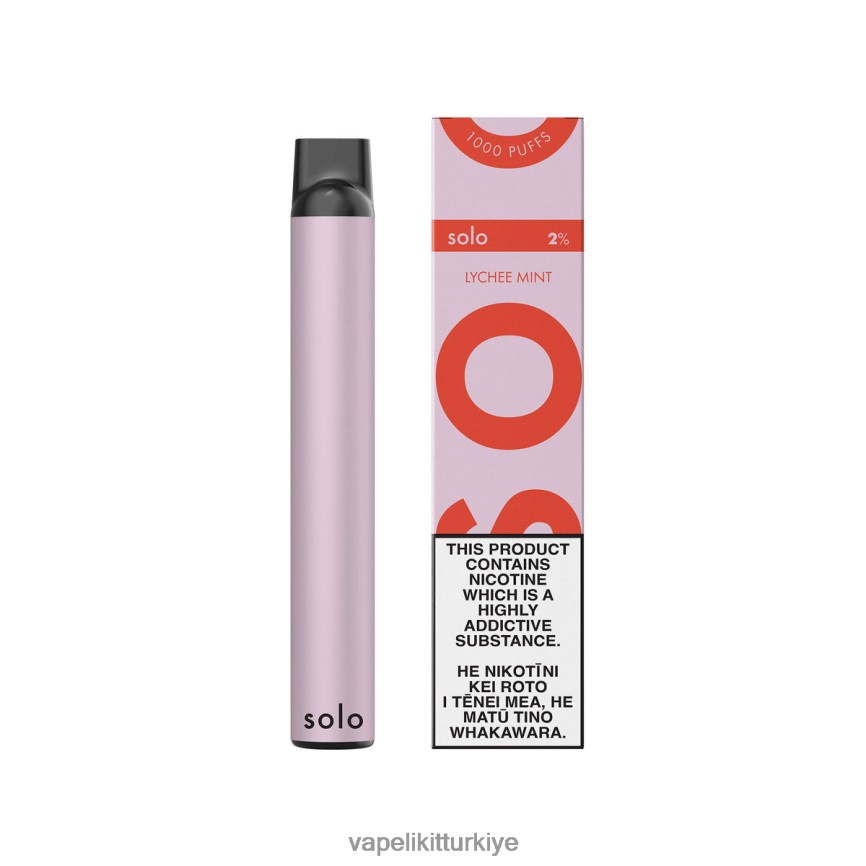 Vape Pen - Solo tek kullanımlık elektronik sigara liçi nanesi 66LL6D9