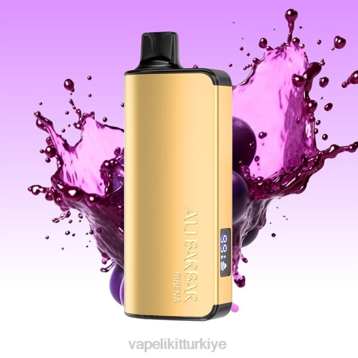 Vape Elektronik Sigara - Alibarbar Ingot 20000 tek kullanımlık vape ribena PRP242