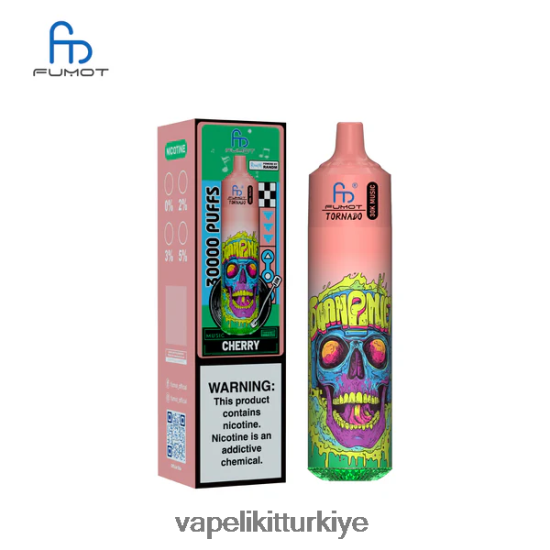 Vape Elektronik Sigara - Fumot Tornado 30k müzik kiraz 06LF407