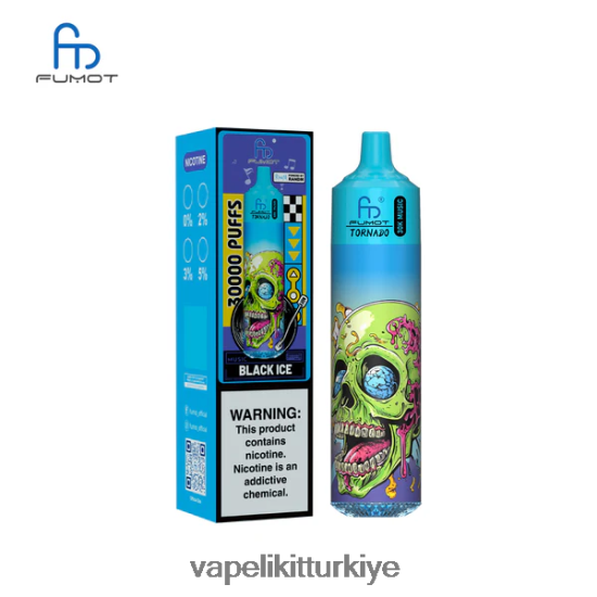 Vape Elektronik Sigara - Fumot Tornado 30k müzik siyah buz 06LF402