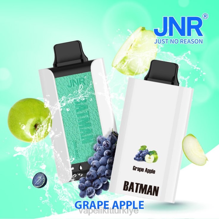 Vape Elektronik Sigara - JNR BATMAN 11000 üzüm elması V20Z62
