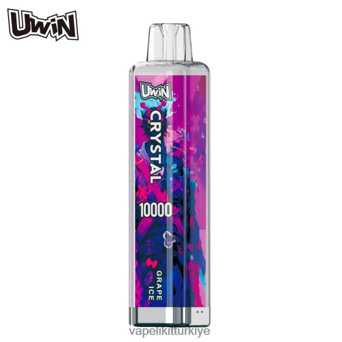 Vape Elektronik Sigara - UWIN CRYSTAL 10000 tek kullanımlık elektronik sigara P040XH367 üzüm buzu