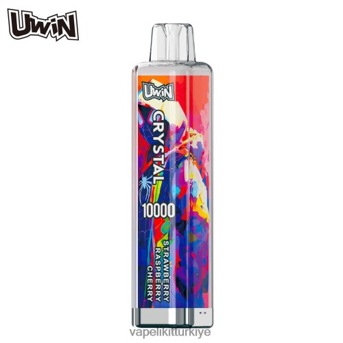 Vape Elektronik Sigara - UWIN CRYSTAL 10000 tek kullanımlık elektronik sigara P040XH372 çilek ahududu kiraz