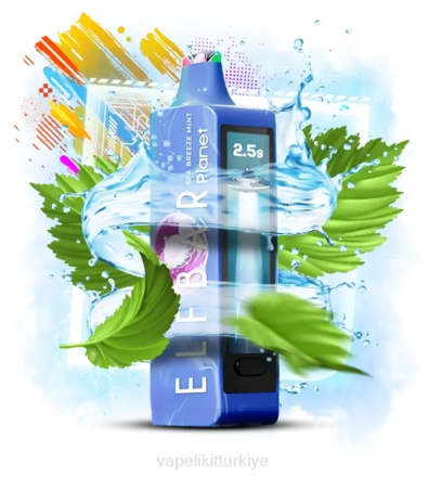Vape Likit - Elf Bar Planet 25000 deniz meltemi nane T04418