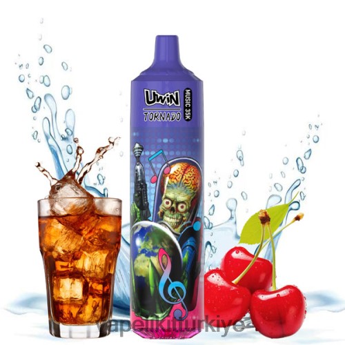Vape Likit - UWIN CRYSTAL 35k tek kullanımlık vape P040XH393 kiraz kola