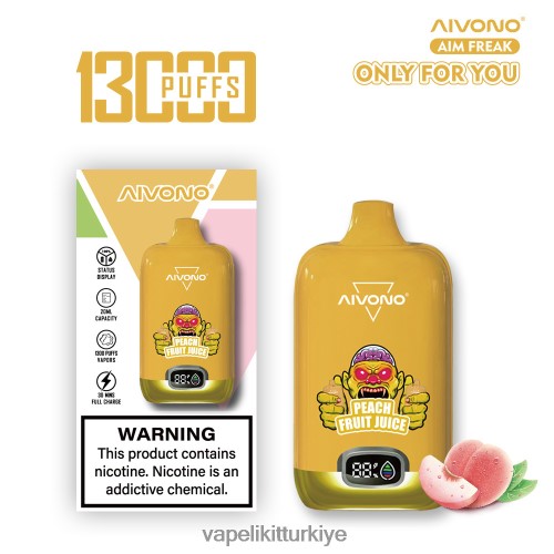 Vape Mate - Aivono AIM FREAK 13000 P040XH245 şeftali meyve suyu