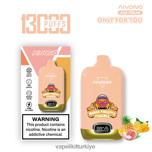 Vape Mate - Aivono AIM FREAK 13000 P040XH250 mango ananas şeftali