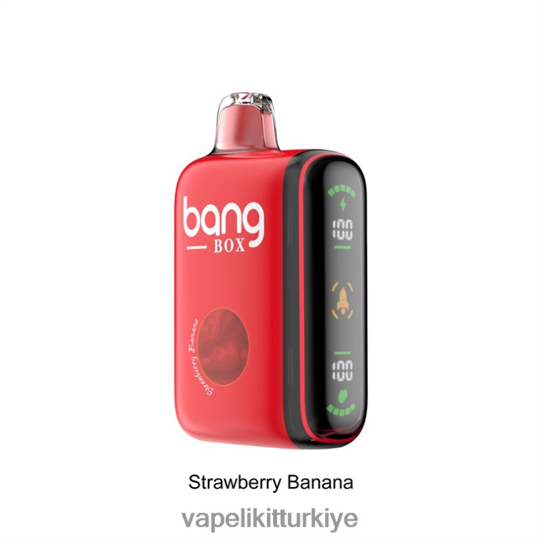 Vape Mate - Bang Box 9000-18000 ponponlu akıllı güç göstergesi çilek muz HRDH825