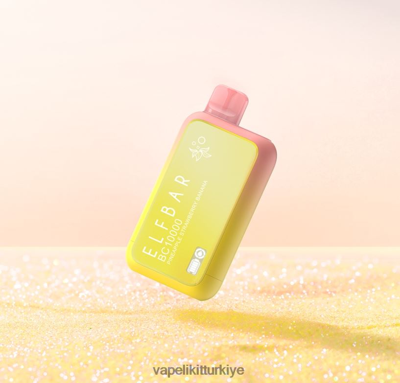 Vape Mate - ELFBAR BC10000 tek kullanımlık vape sunit baskısı ananas çilek muz H46Z2Z10