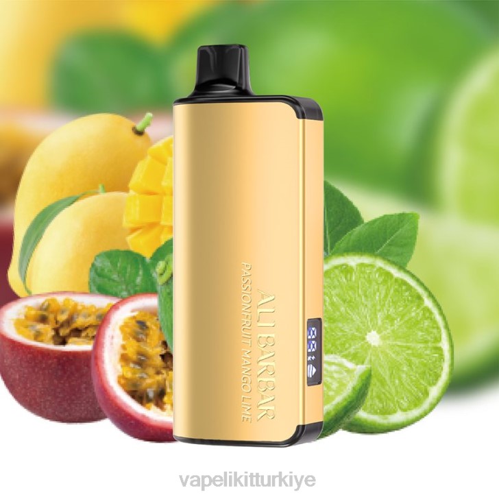 Vape Pen - Alibarbar Ingot 20000 tek kullanımlık vape çarkıfelek meyveli mango limonu PRP239
