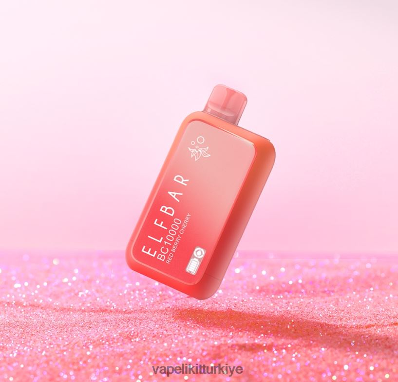 Vape Pen - ELFBAR BC10000 tek kullanımlık vape sunit baskısı kırmızı dut kiraz H46Z2Z4