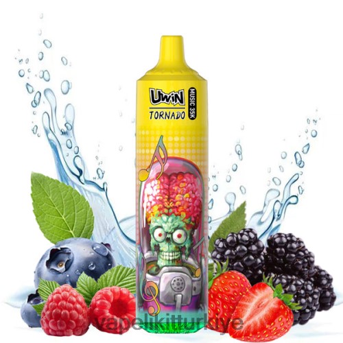 Vape Pen - UWIN CRYSTAL 35k tek kullanımlık vape P040XH394 karışık meyveler