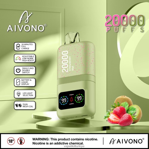 Vape Türkiye - Aivono AIM magic 20000 P040XH81 çilek kivi