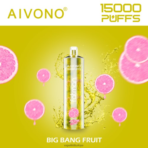 Vape Türkiye - Aivono FATMAN 15000 P040XH16 büyük patlama meyvesi