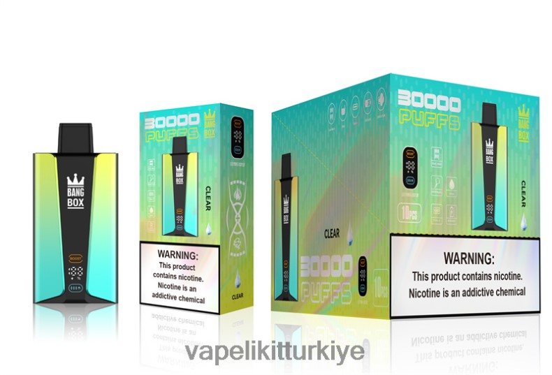 Vape Türkiye - Bang Box 30000 nefeslik akıllı ekran temizlemek HRDH876