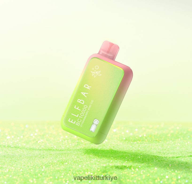 Vape Türkiye - ELFBAR BC10000 tek kullanımlık vape sunit baskısı çilek kivi buz H46Z2Z11