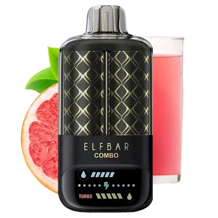 Vape Türkiye - Elf Bar Combo 25000 pembe limonata ve greyfurt T04411
