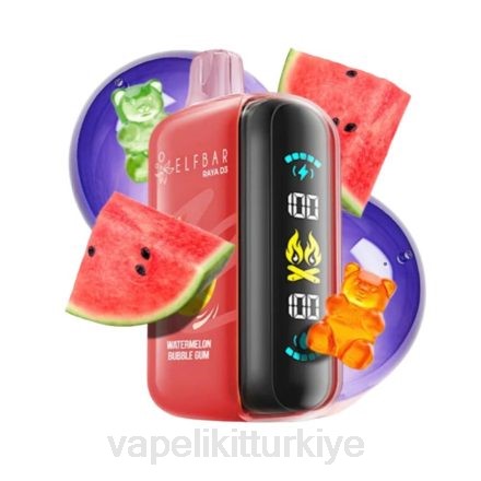Vape Türkiye - Elf Bar Raya D3 25000 tek kullanımlık T0441