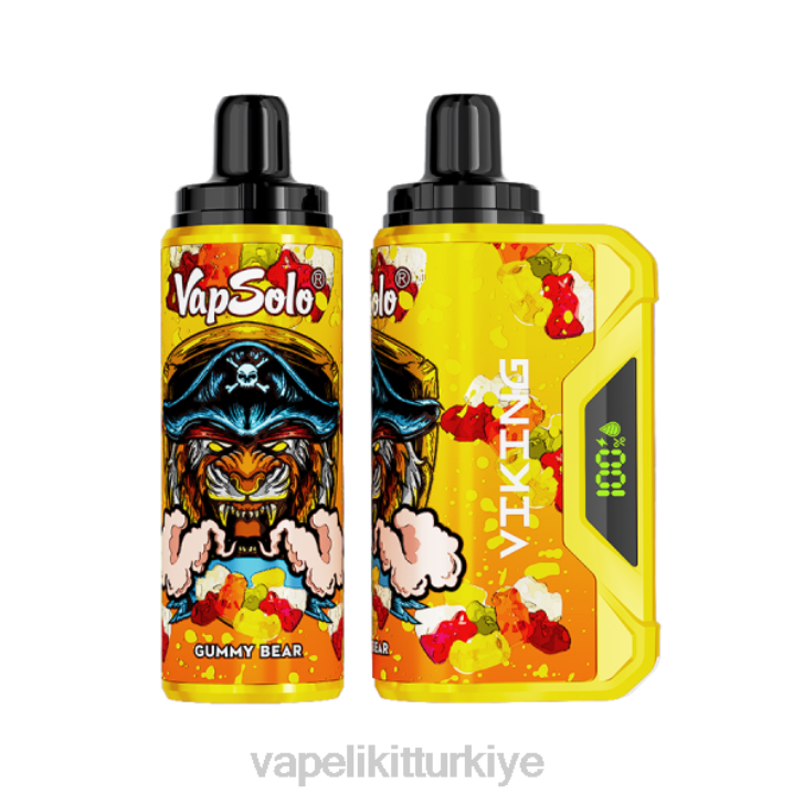 Vape Türkiye - Vapsolo VIKING tek kullanımlık elektronik sigara sakızlı ayı PRP2151
