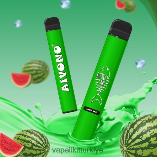 Vape Elektronik Sigara - Aivono AIM FISHBONE 600 P040XH277 yemyeşil buz