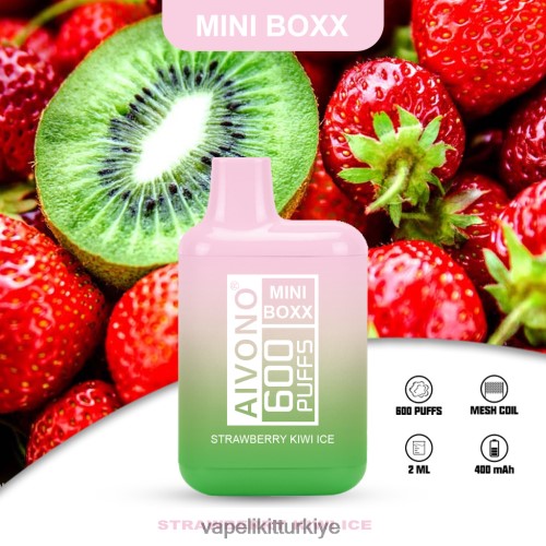 Vape Pen - Aivono AIM MINI BOXX 600 P040XH234 çilek kivi buz