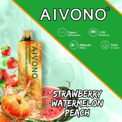 Vape Likit - Aivono AIM GUN 7000 P040XH108 çilek karpuz şeftali