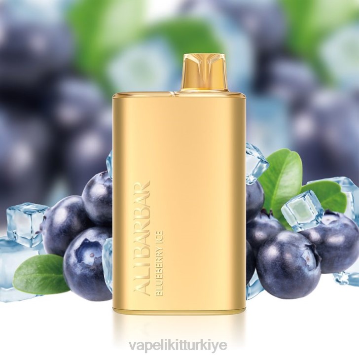 Vape Likit - Alibarbar Rich 8000 tek kullanımlık vape yaban mersinli buz PRP23
