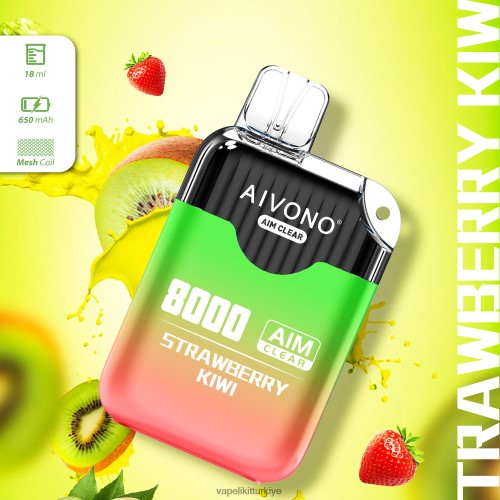 Vape Mate - Aivono AIM CLEAR 8000 P040XH210 çilek kivi