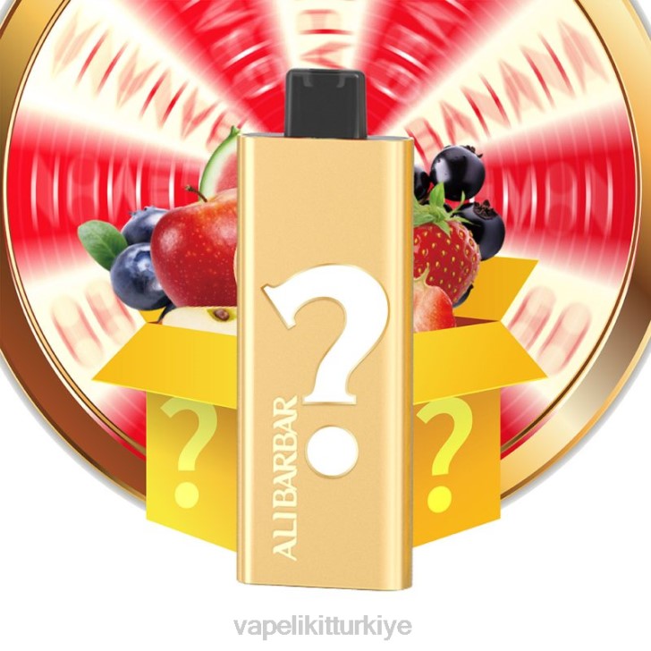 Vape Mate - Alibarbar Pandora 7000 tek kullanımlık elektronik sigara lezzet ruleti PRP255