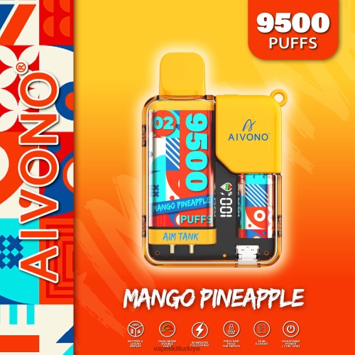Vape Pen - Aivono AIM TANK 9500 P040XH34 mango ananas