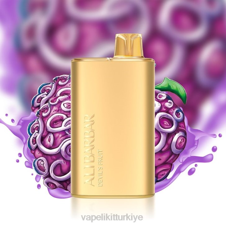 Vape Pen - Alibarbar Rich 8000 tek kullanımlık vape şeytanın meyvesi PRP24