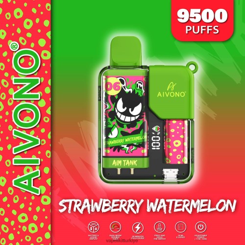 Vape Türkiye - Aivono AIM TANK 9500 P040XH46 çilek karpuz